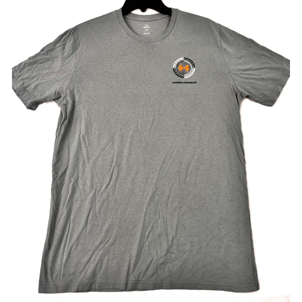 Under Armour Men’s Large UA Tech HeatGear Royal/Gray Performance T‑Shirt Loose